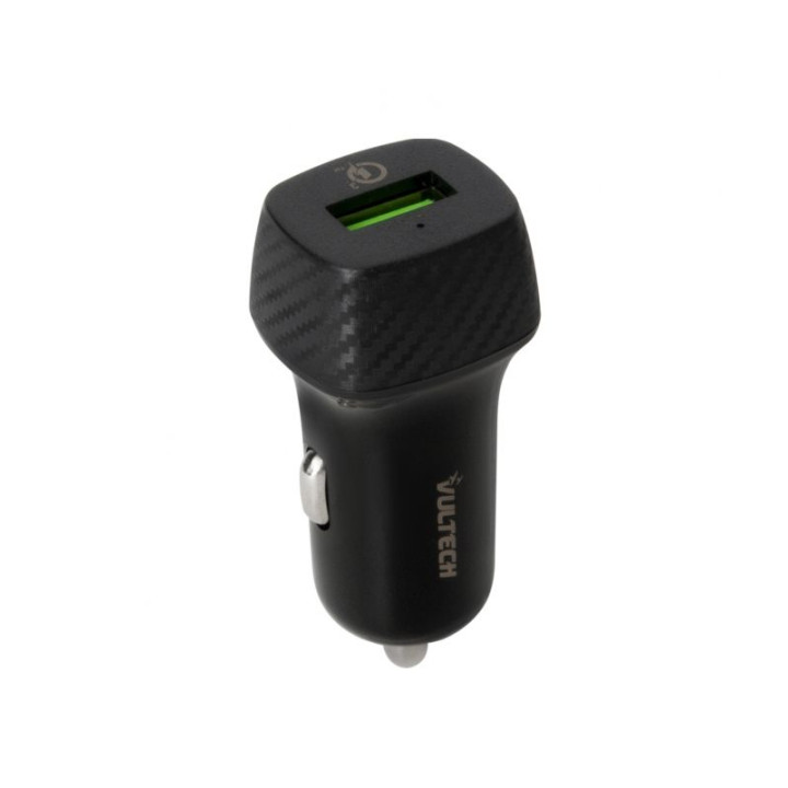 VULTECH CA-2QP CARICATORE DA AUTO USB E QUICK CHARGE 3.0